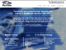 Tablet Screenshot of partslink.com